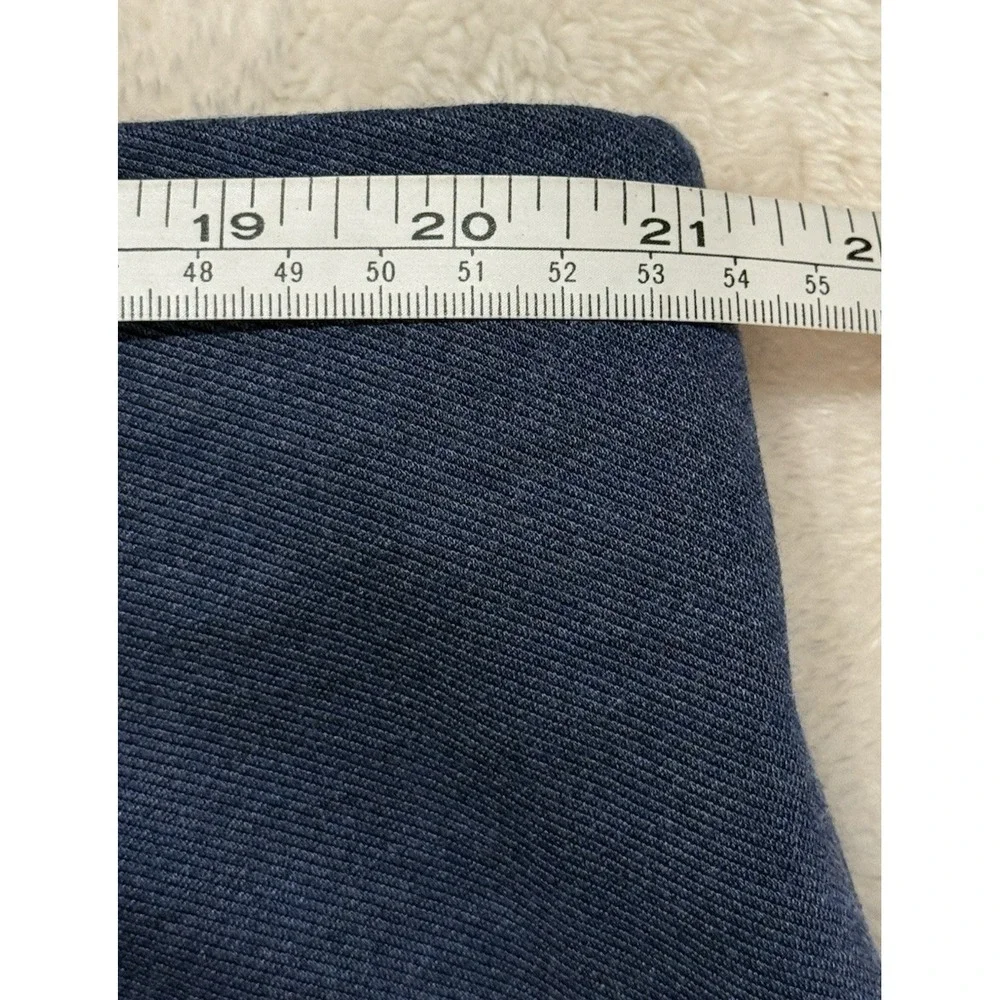NWT Talbots Women's MONTAUK Pants Sz 22W Blue High Waist Ankle Flare Leg Pull-On